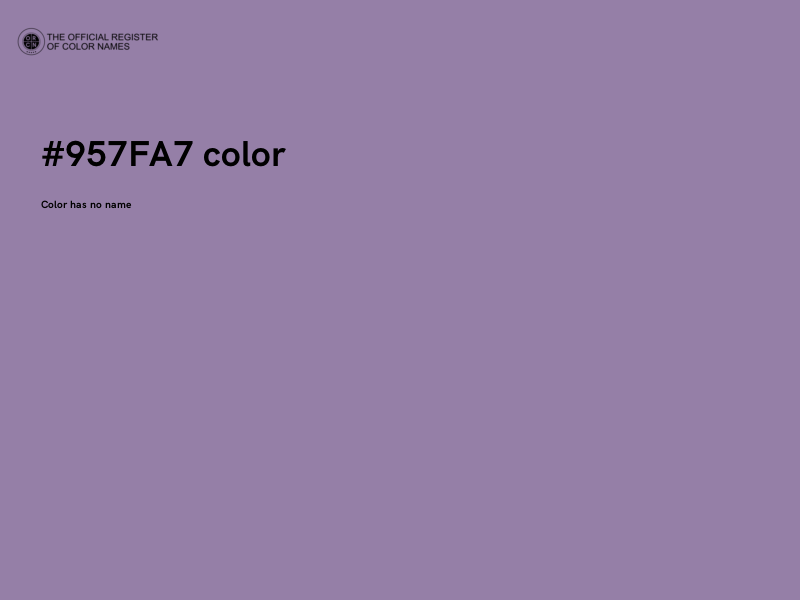 #957FA7 color image