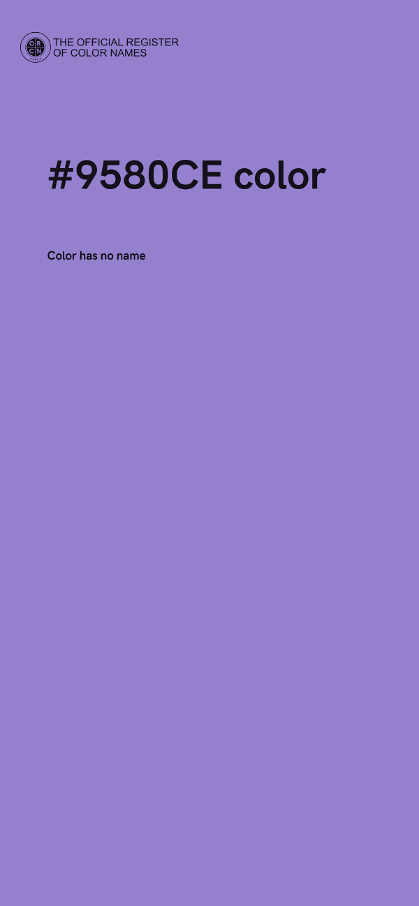 #9580CE color image