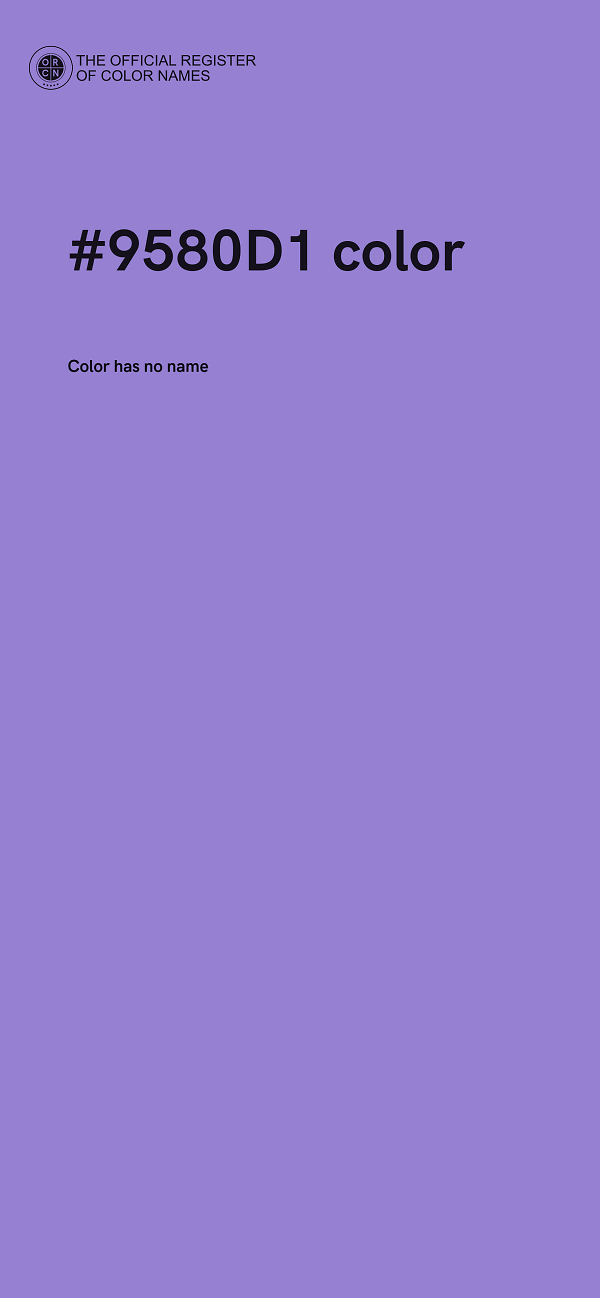 #9580D1 color image