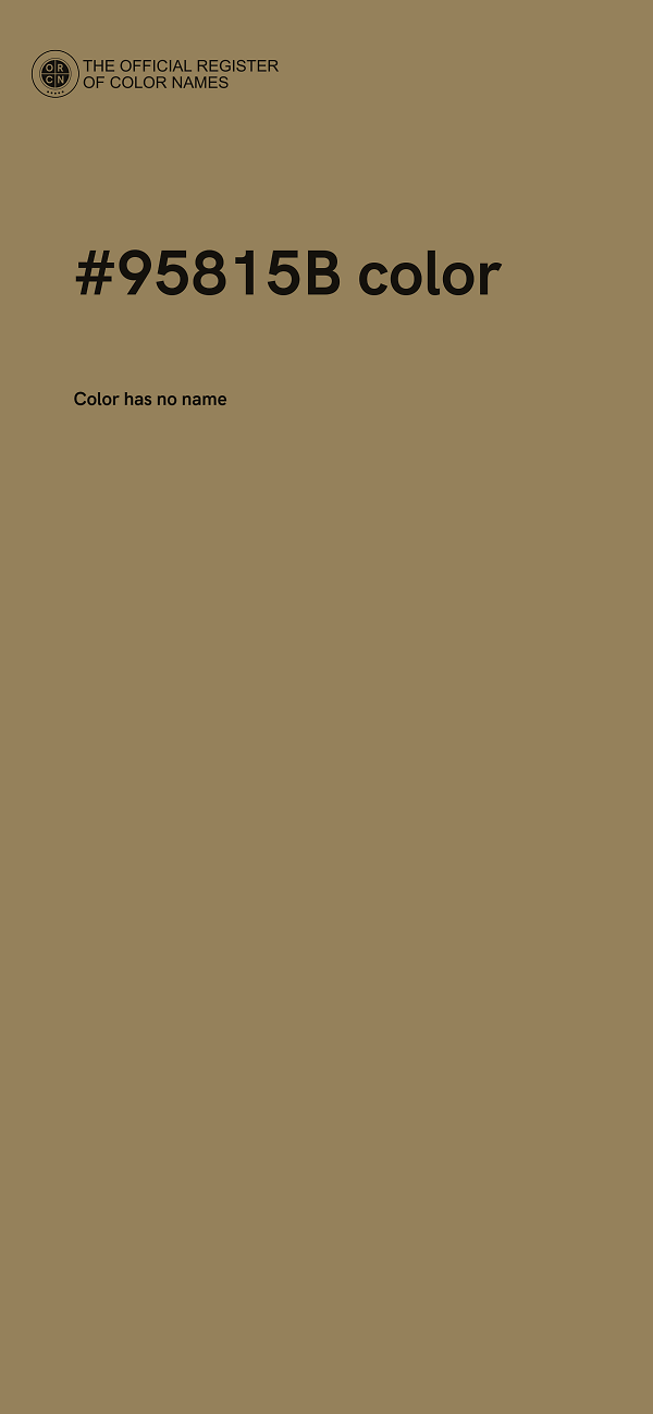 #95815B color image