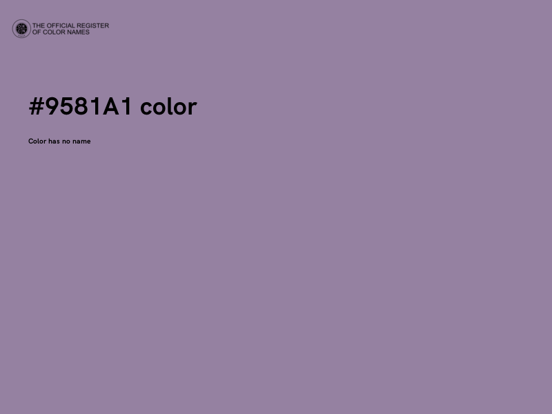 #9581A1 color image