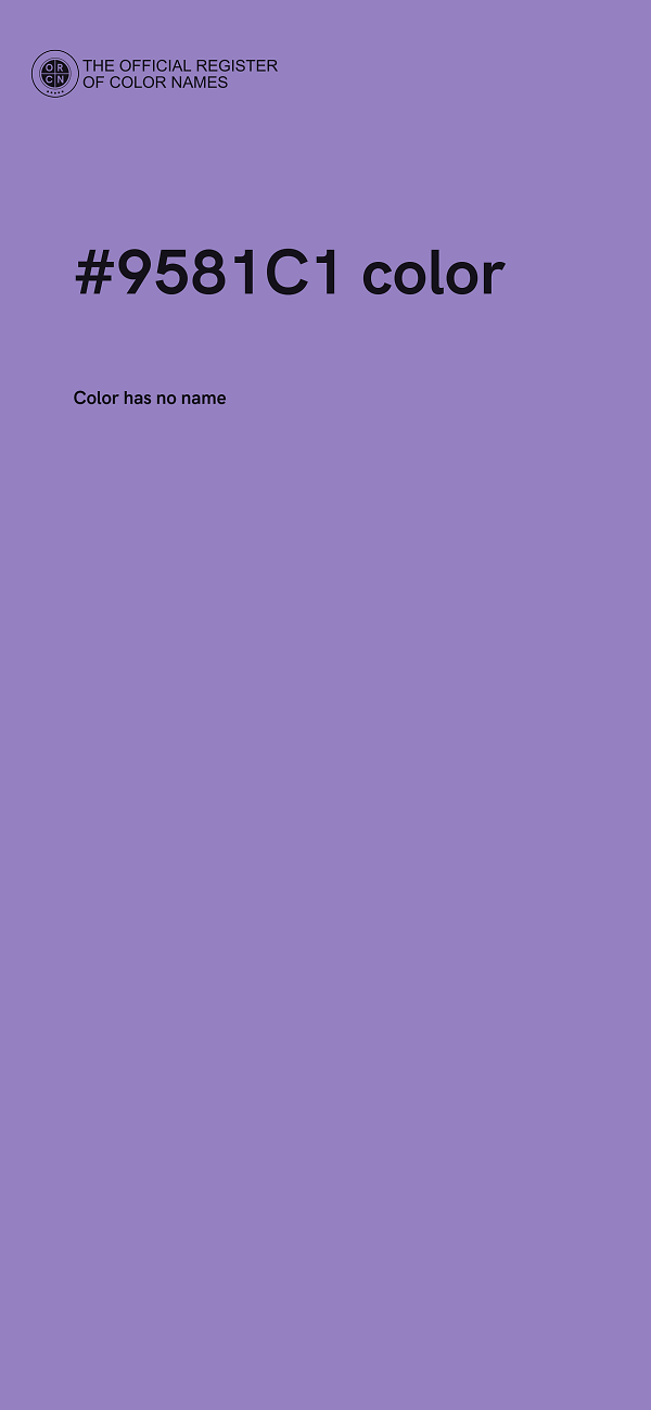 #9581C1 color image