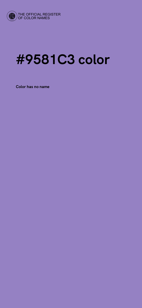 #9581C3 color image