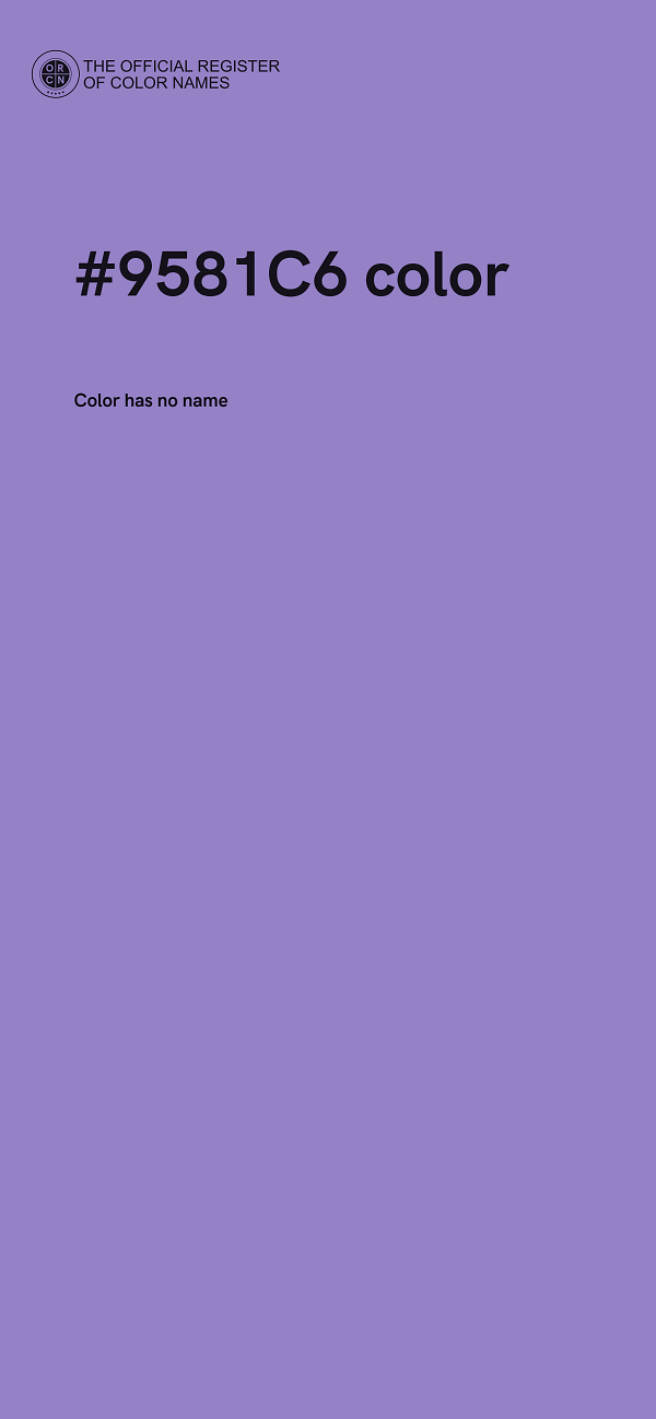 #9581C6 color image