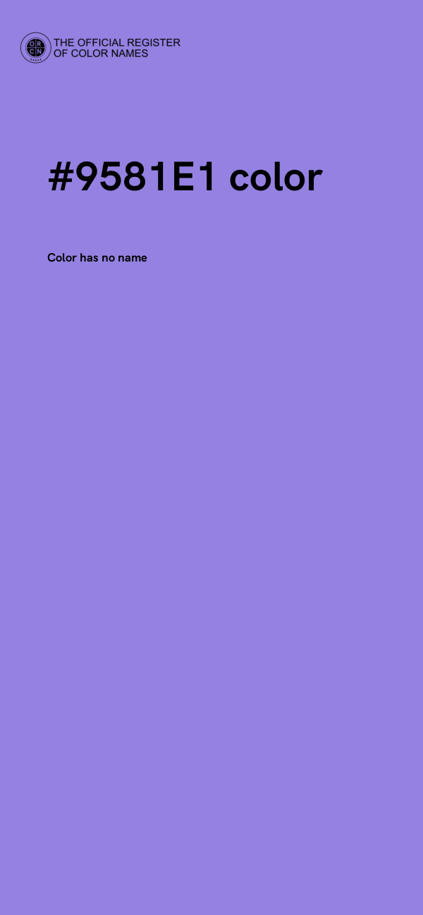 #9581E1 color image