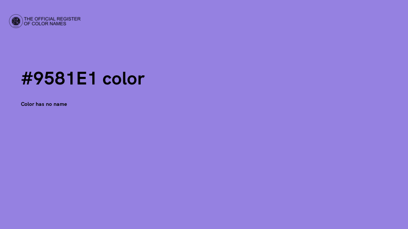 #9581E1 color image