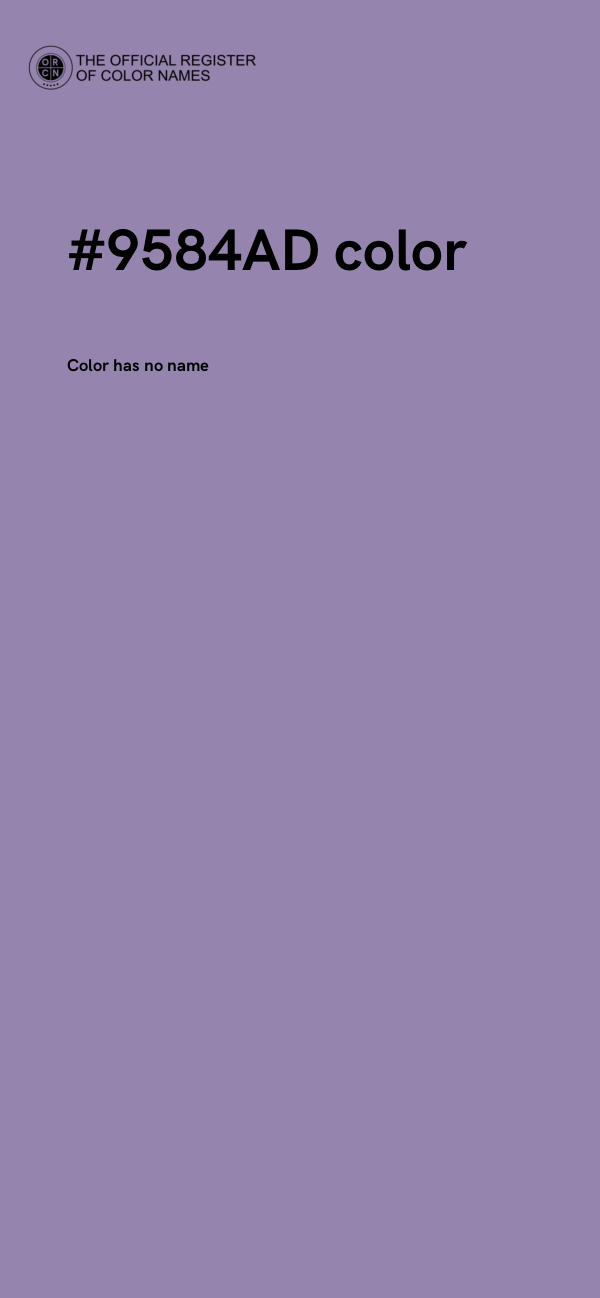#9584AD color image