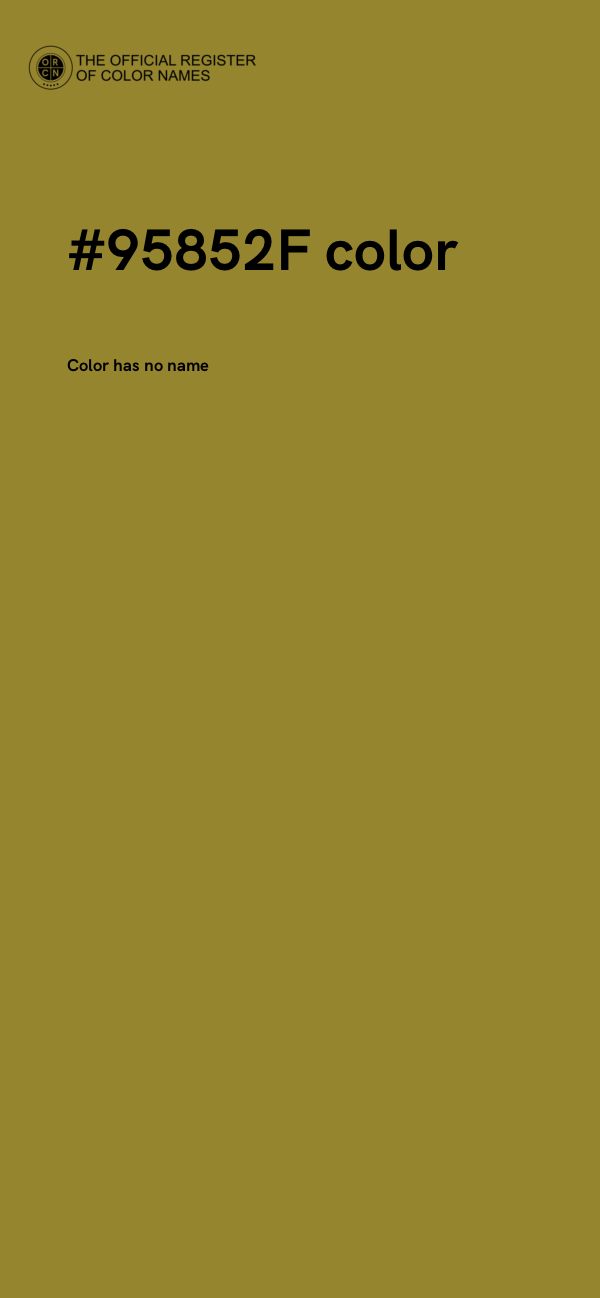 #95852F color image