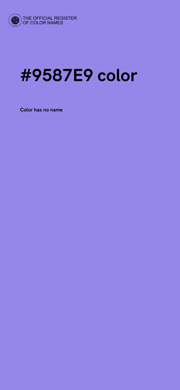 #9587E9 color image