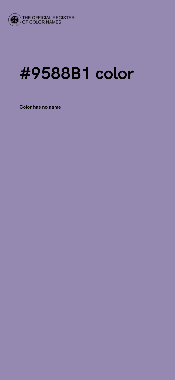 #9588B1 color image