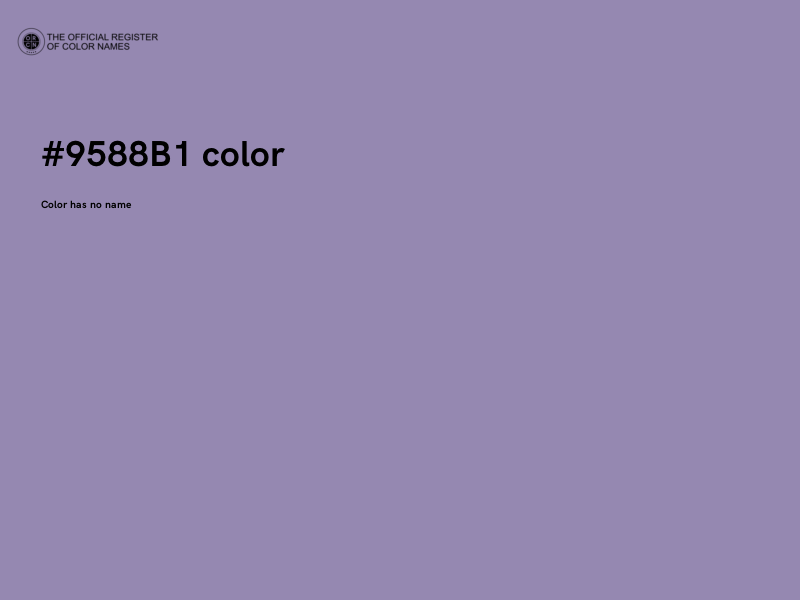 #9588B1 color image