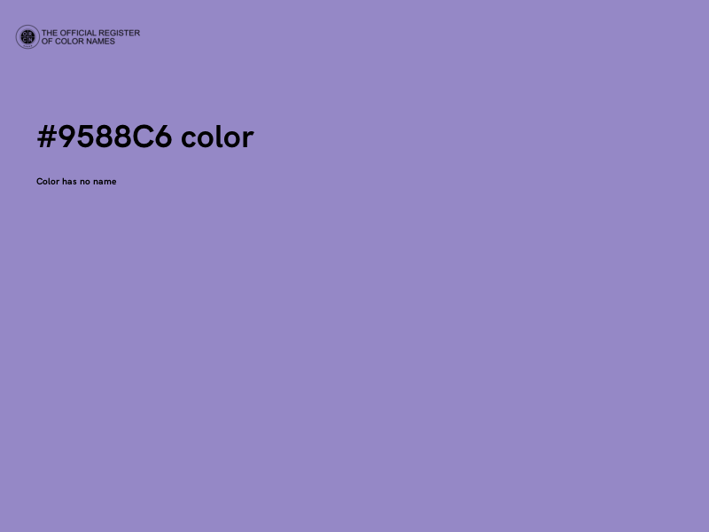 #9588C6 color image