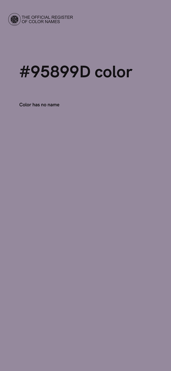 #95899D color image