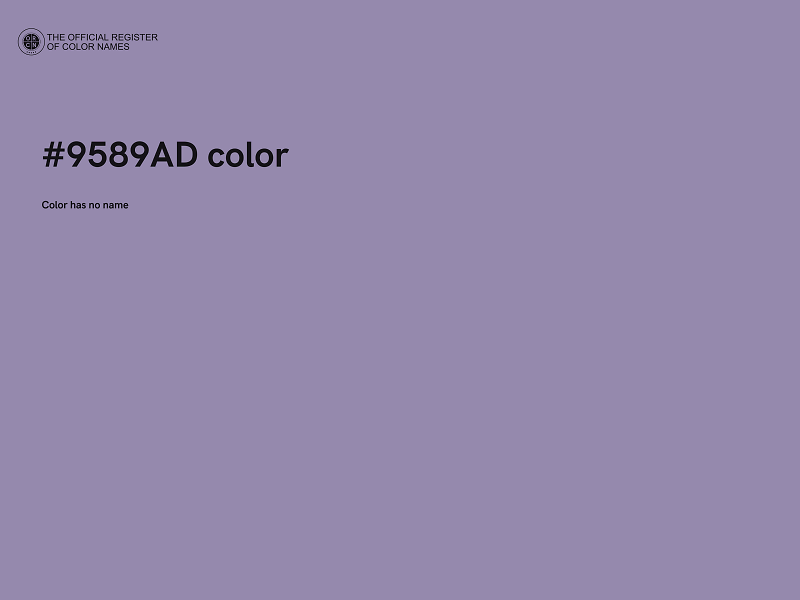 #9589AD color image