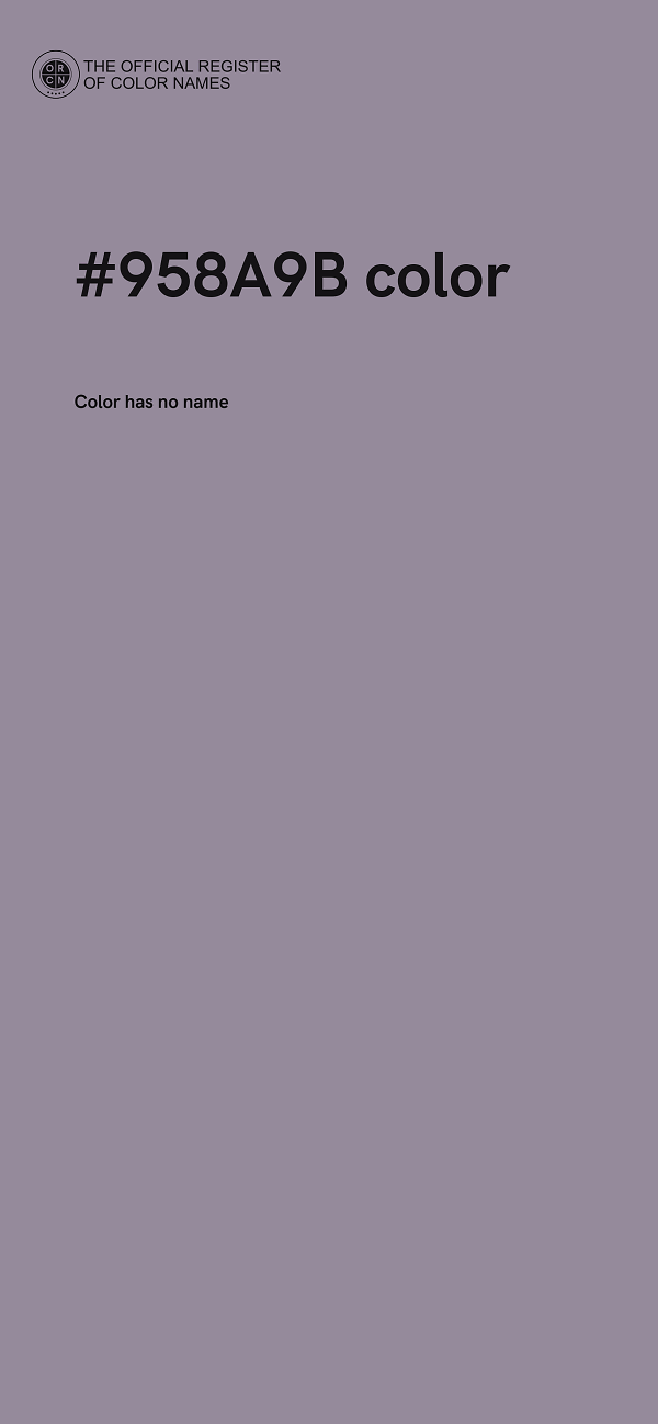 #958A9B color image