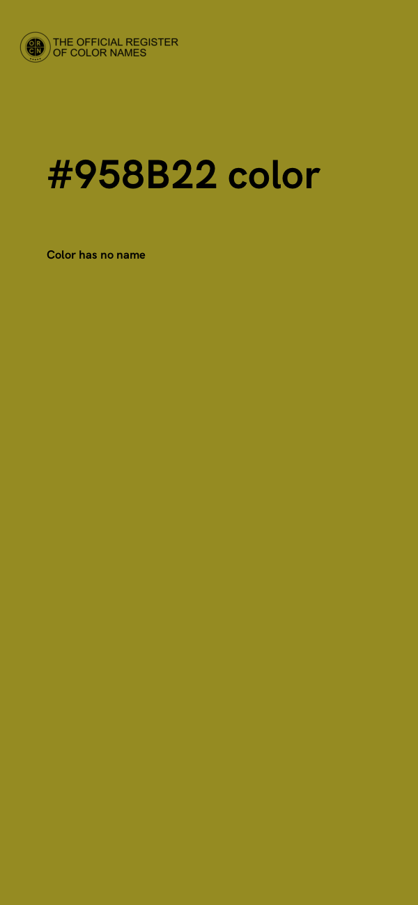 #958B22 color image