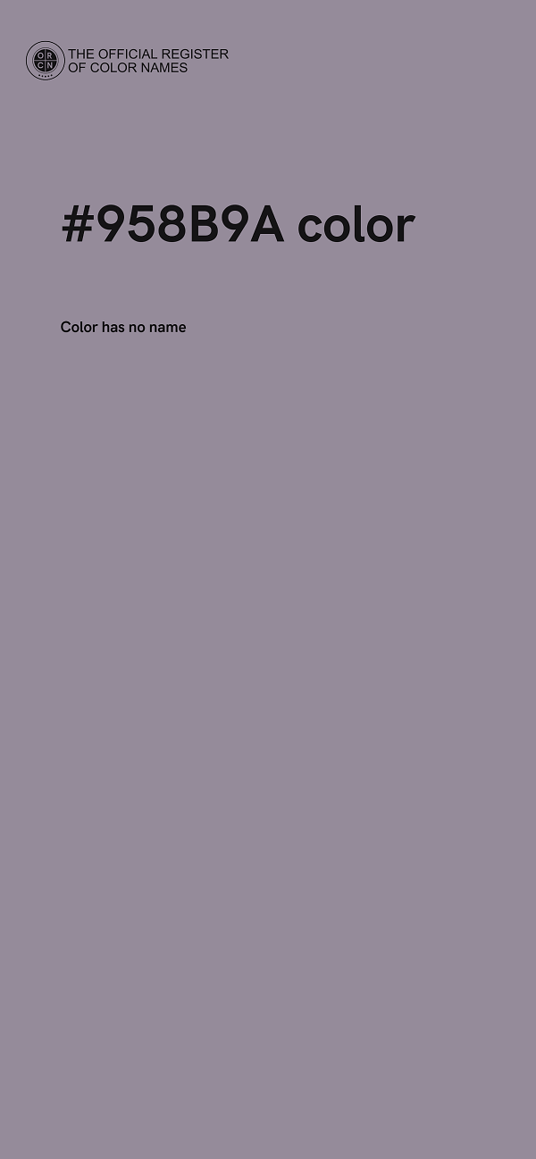 #958B9A color image
