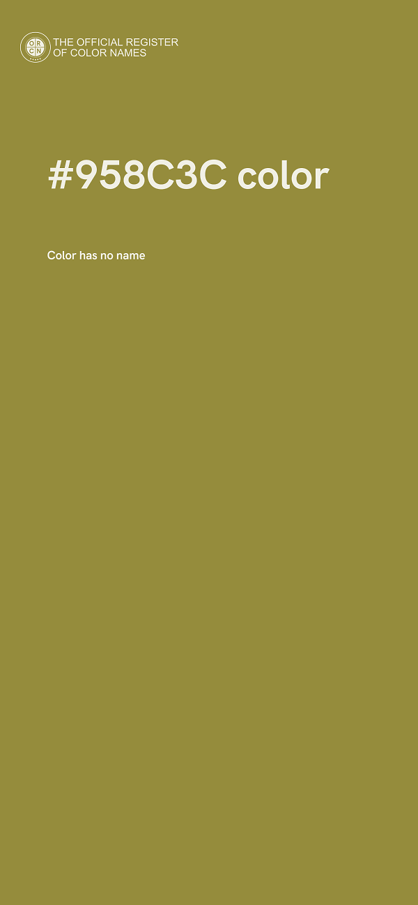 #958C3C color image