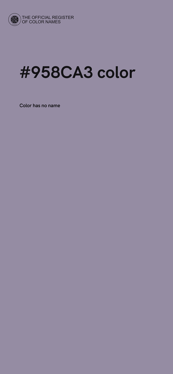 #958CA3 color image