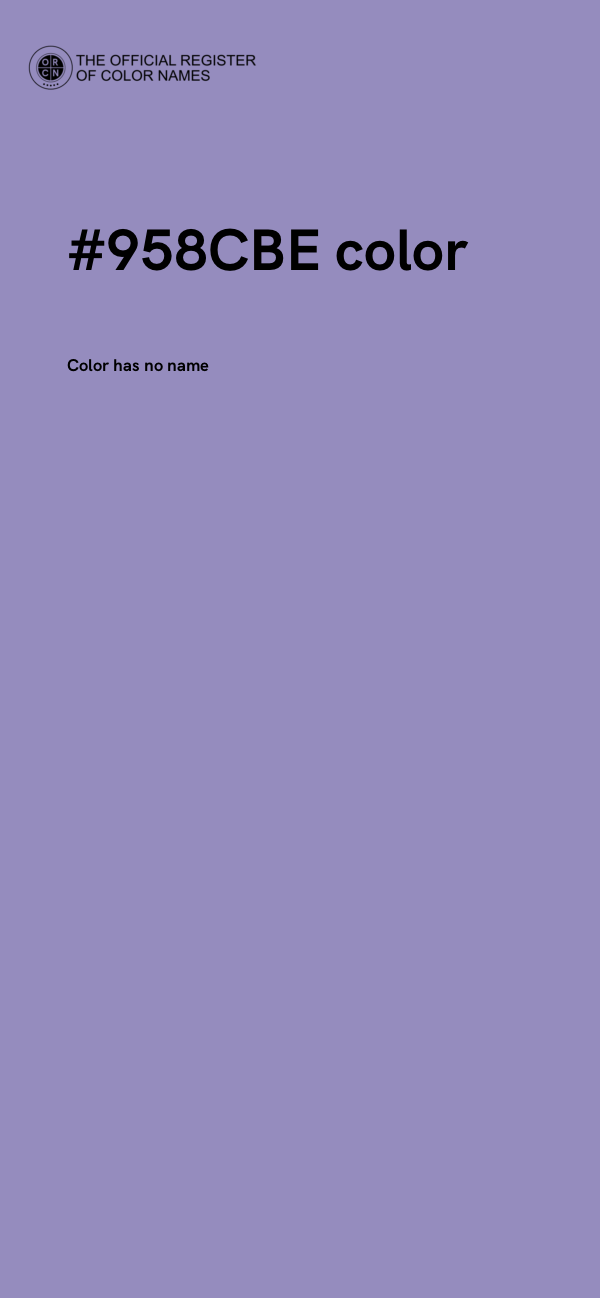 #958CBE color image
