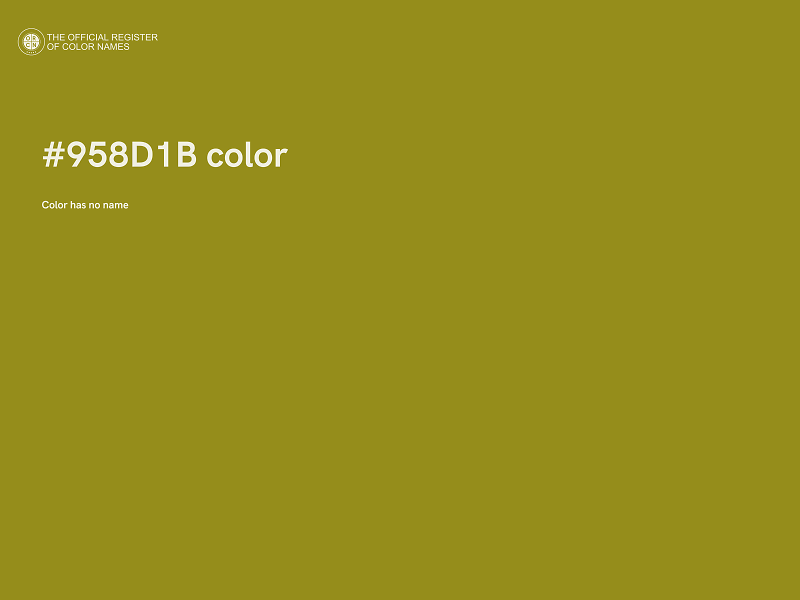 #958D1B color image