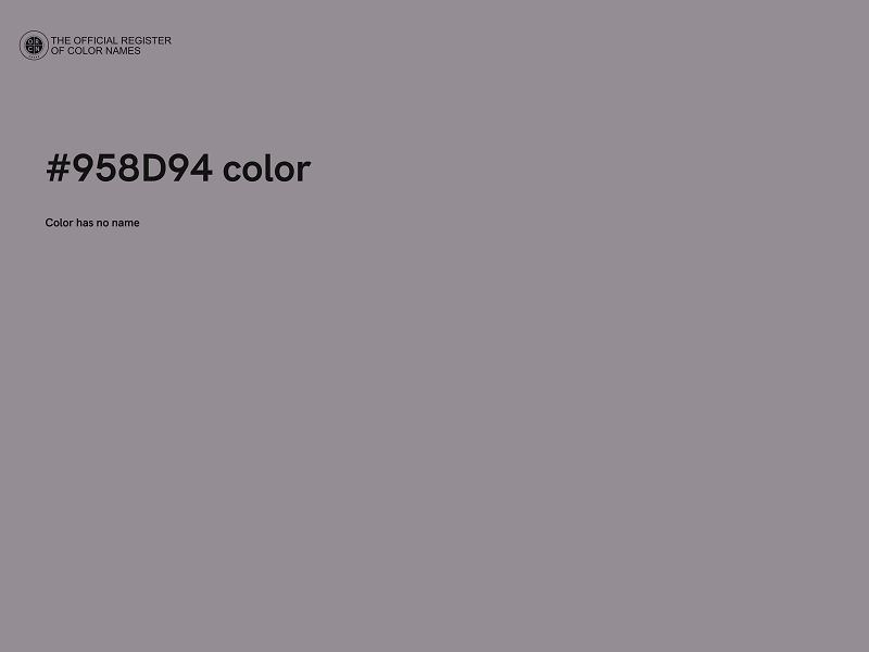 #958D94 color image