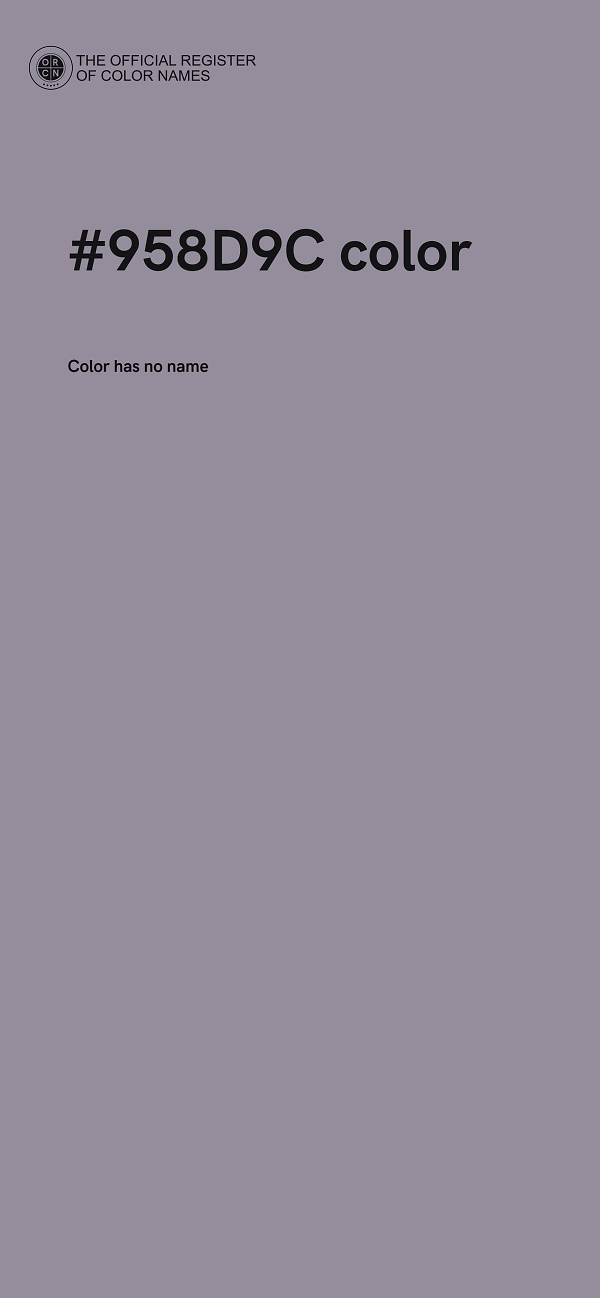 #958D9C color image