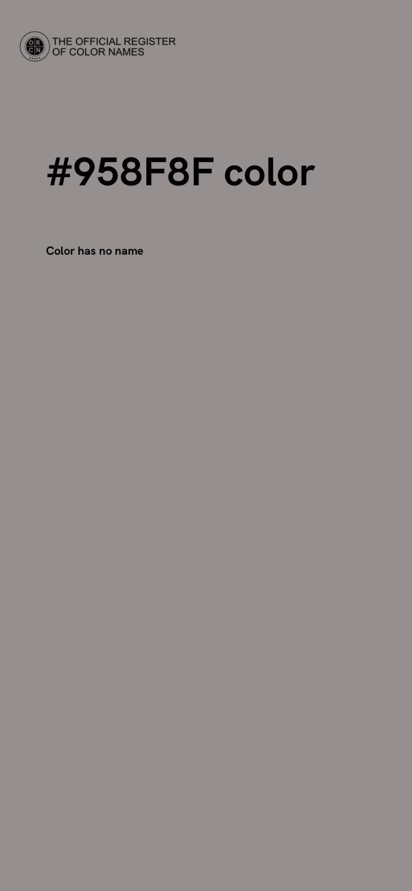 #958F8F color image