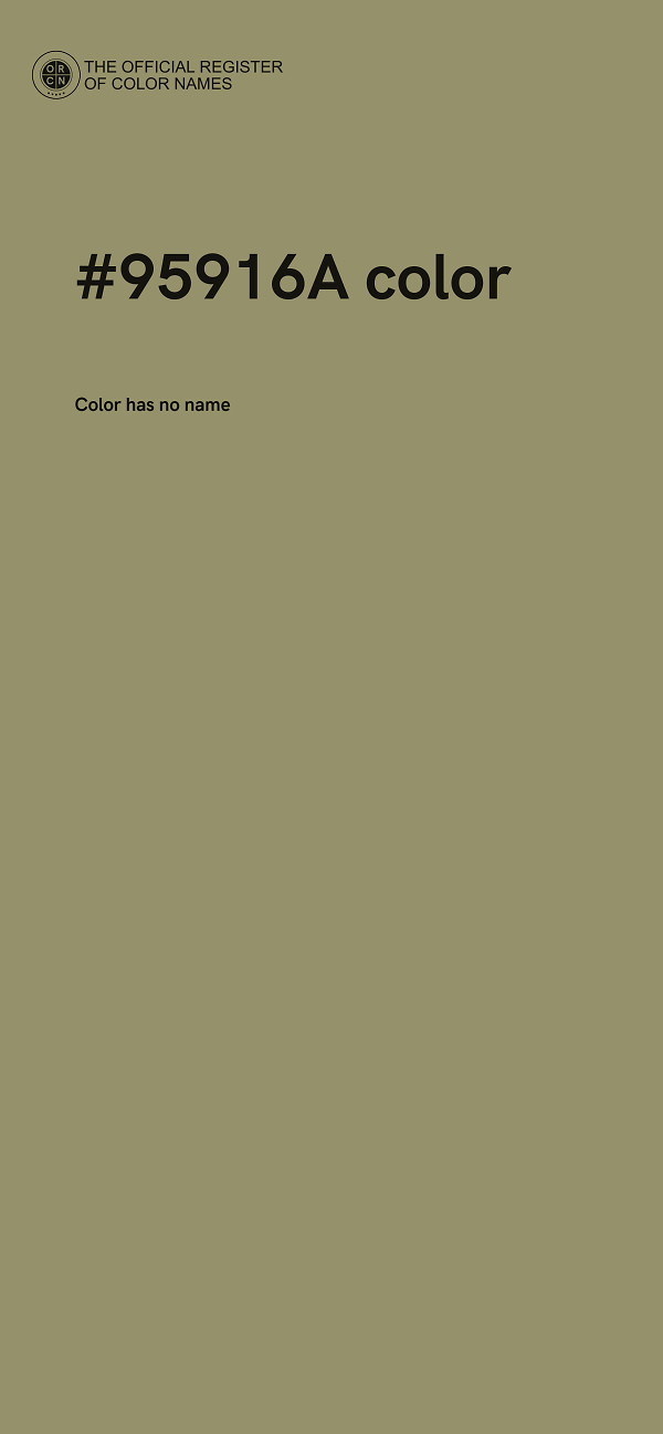 #95916A color image