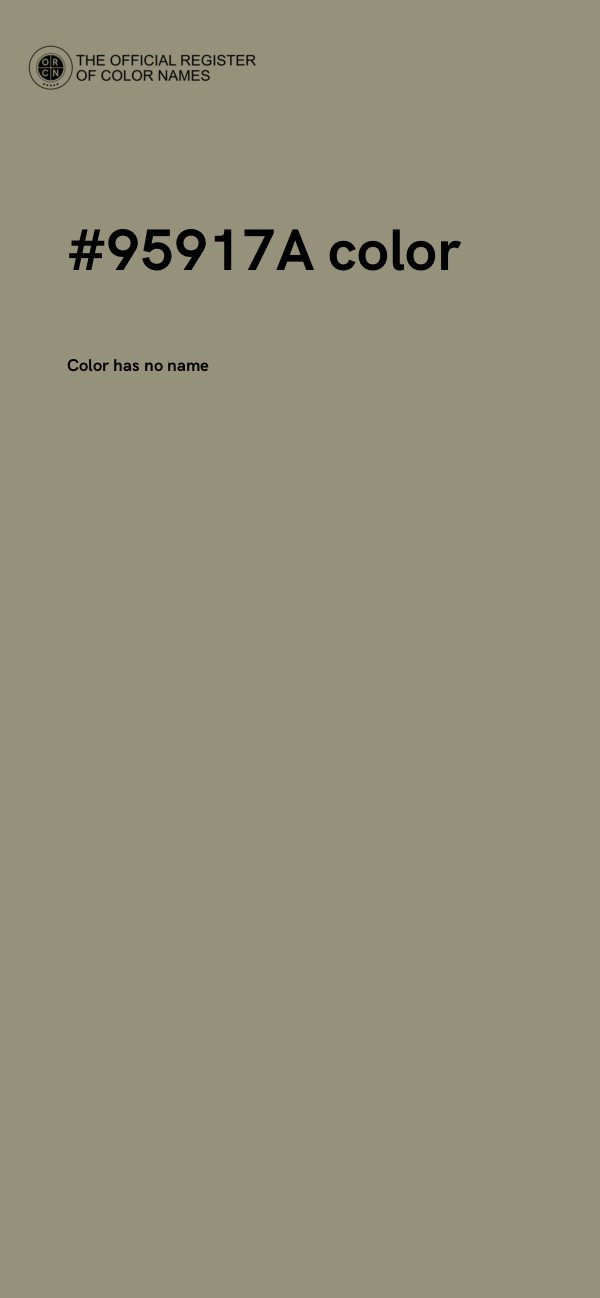 #95917A color image