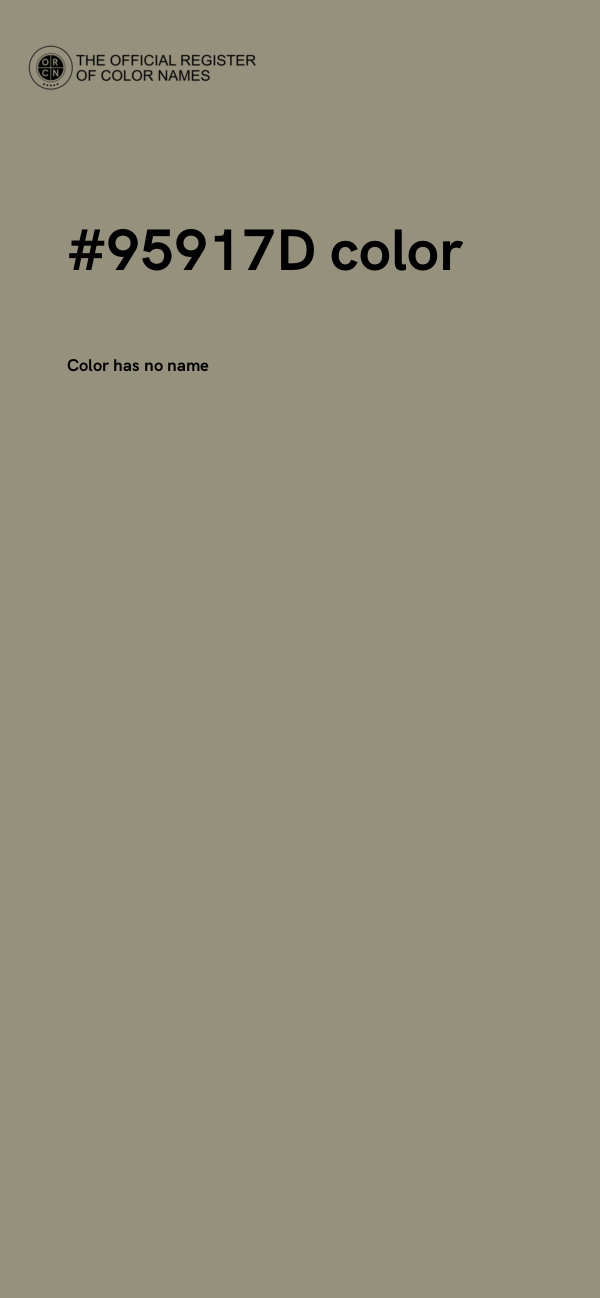 #95917D color image