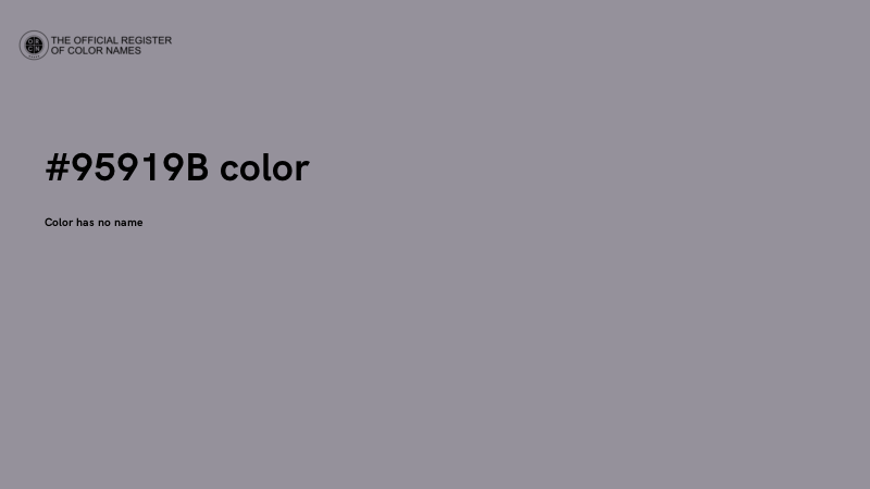 #95919B color image