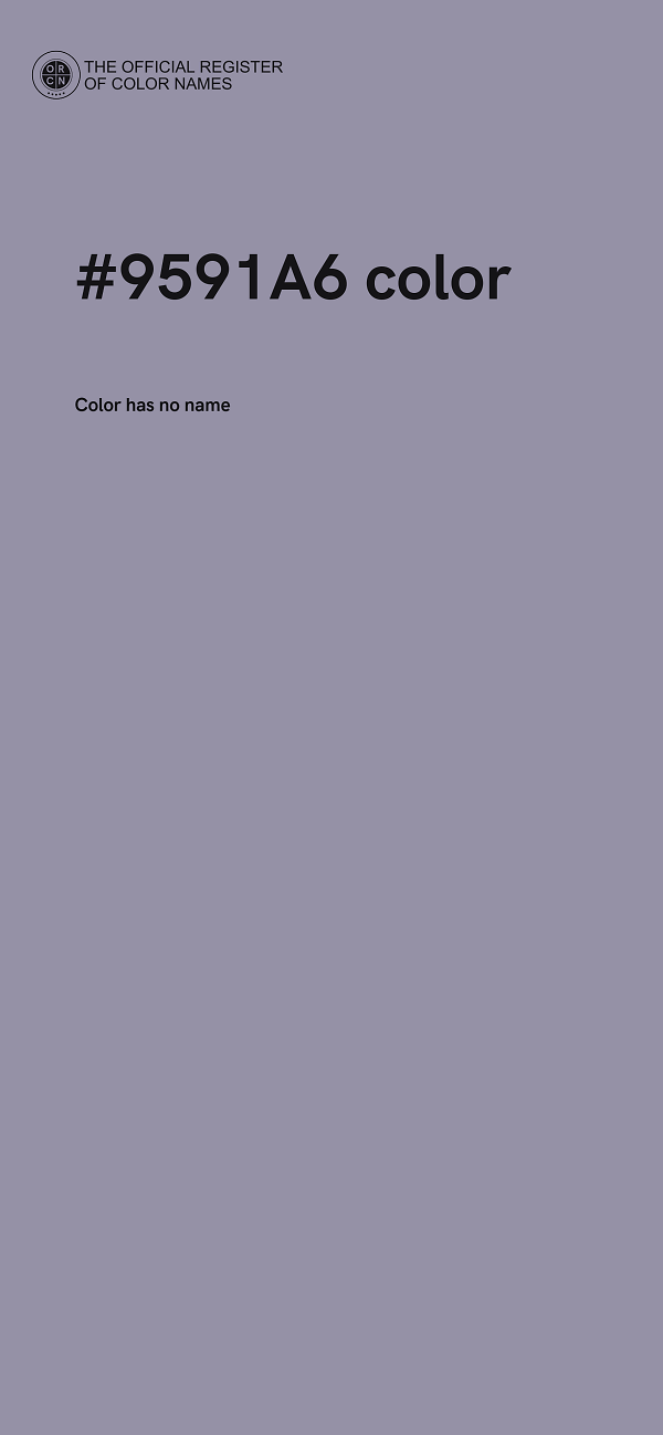 #9591A6 color image