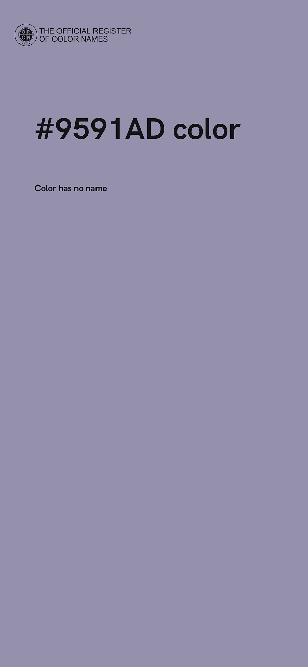 #9591AD color image