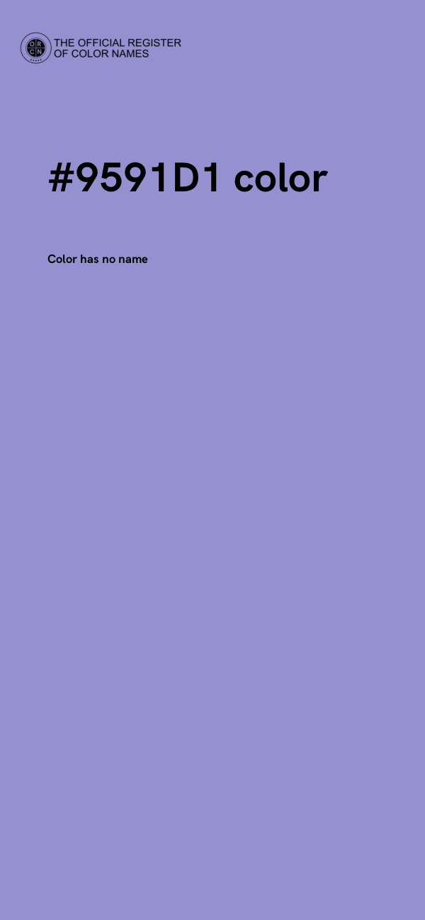 #9591D1 color image