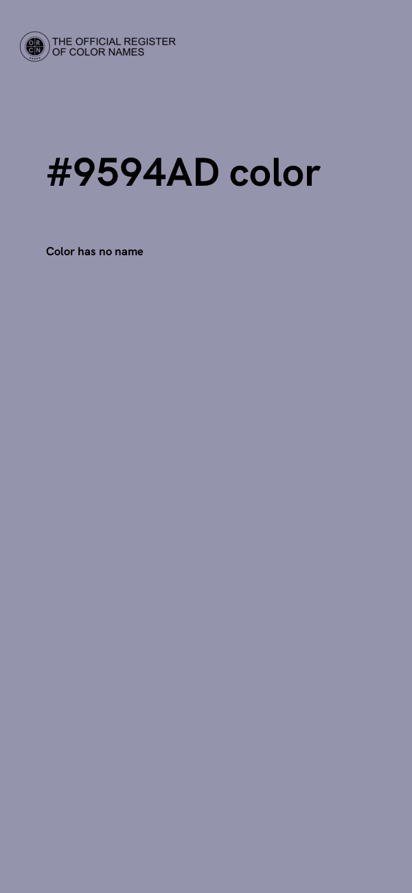 #9594AD color image