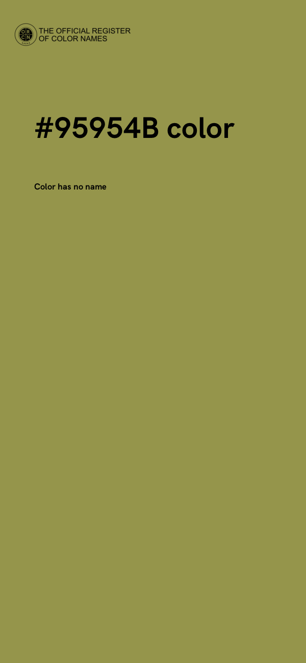 #95954B color image