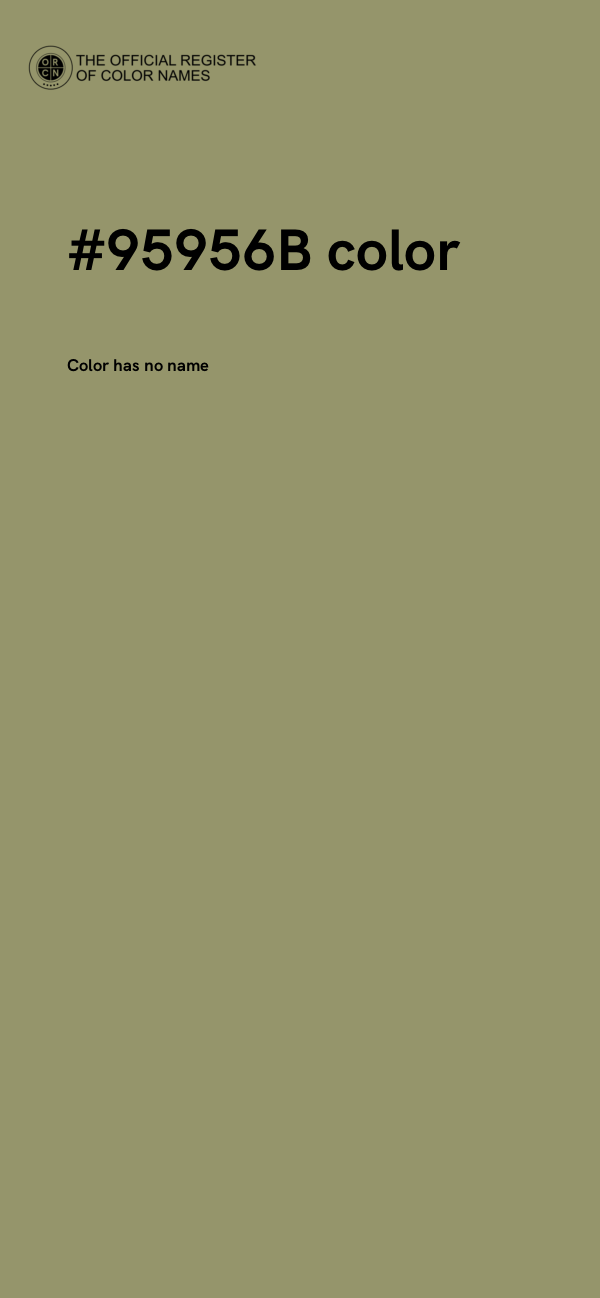 #95956B color image