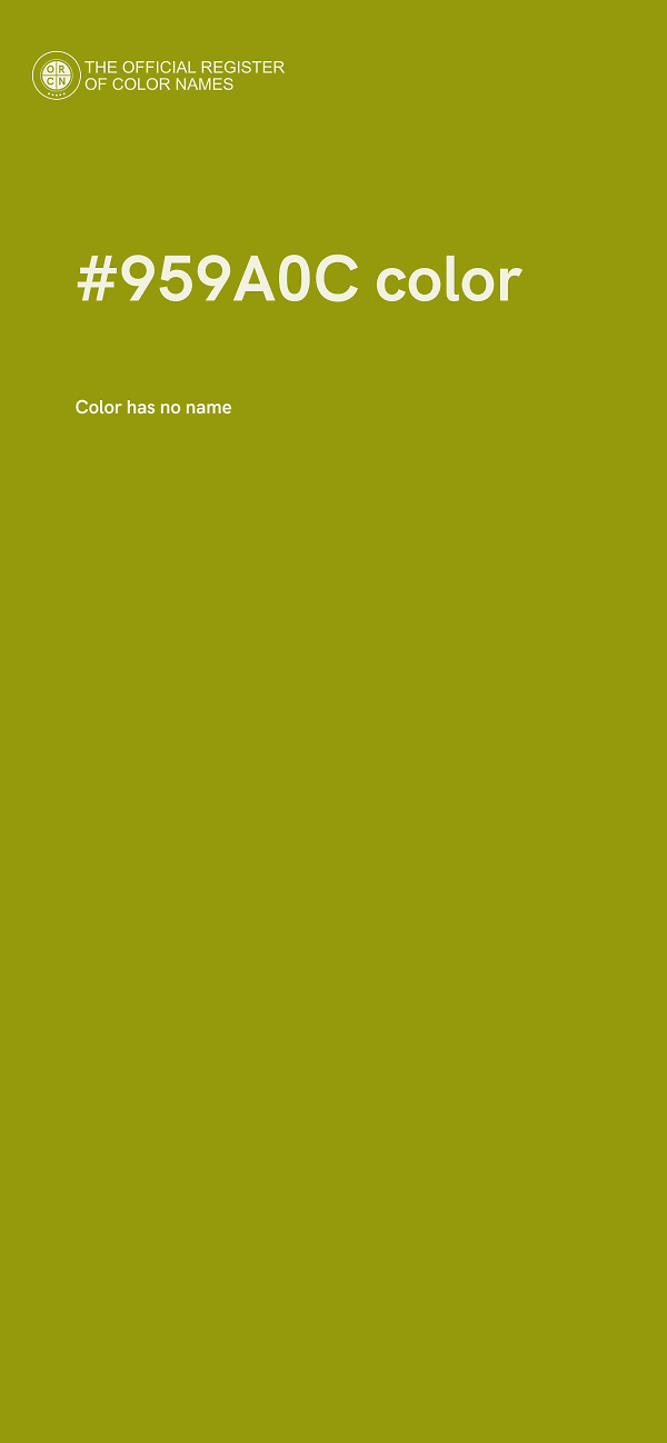 #959A0C color image