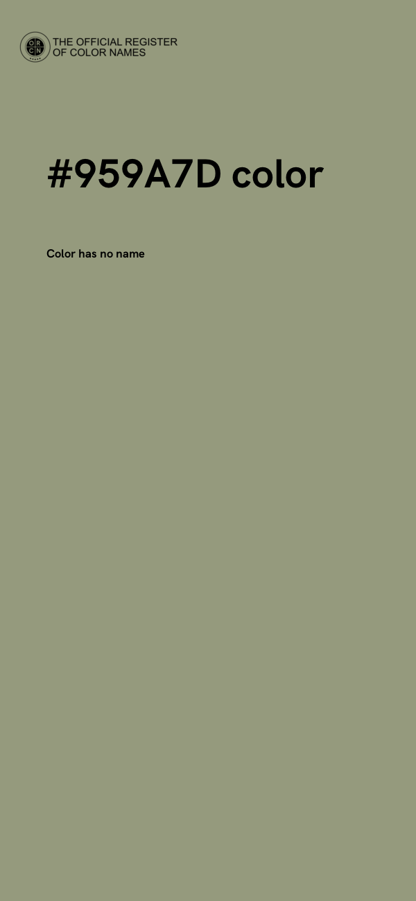 #959A7D color image