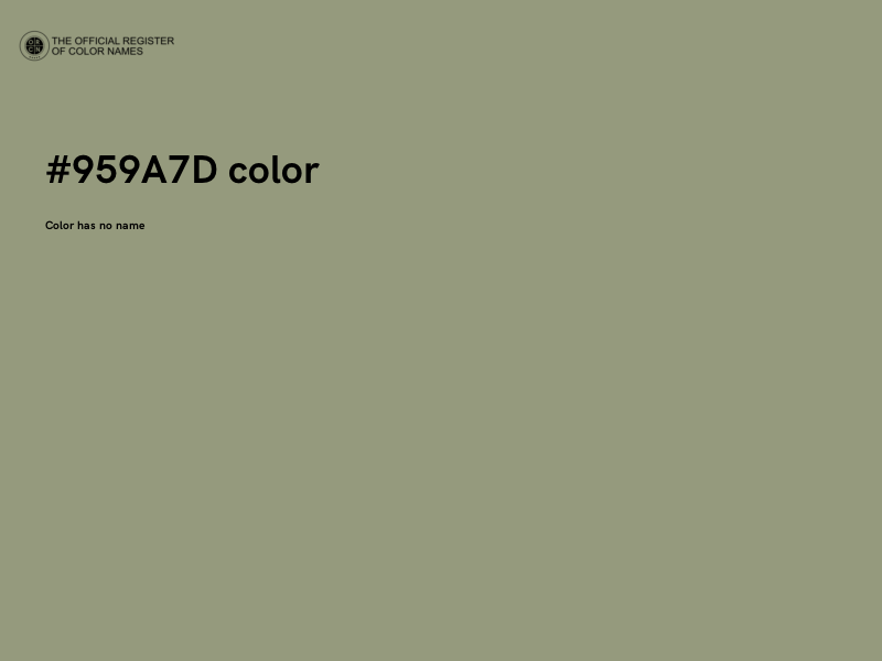 #959A7D color image
