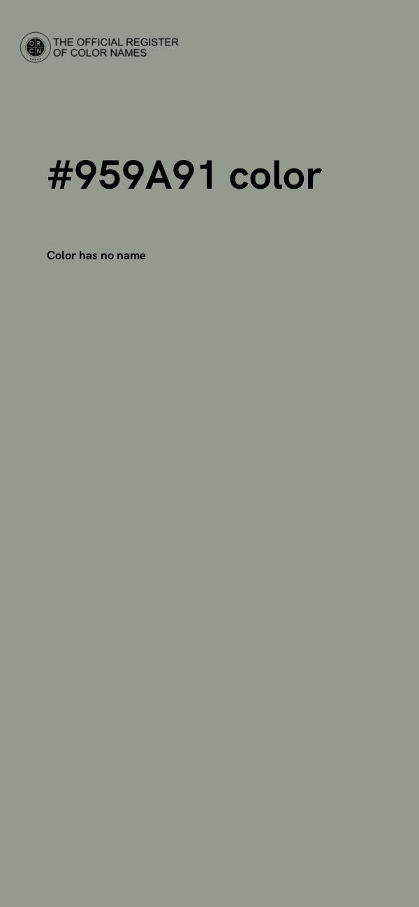 #959A91 color image