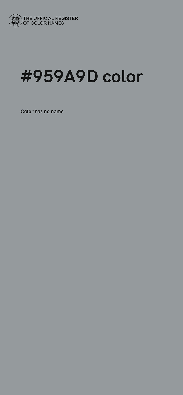 #959A9D color image