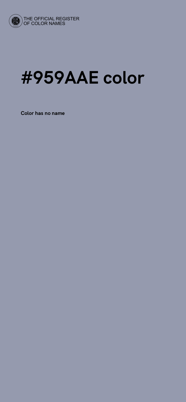 #959AAE color image