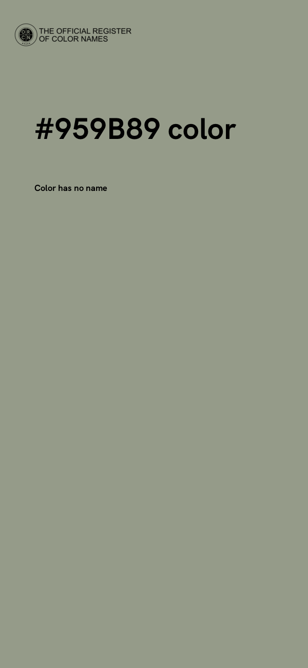 #959B89 color image