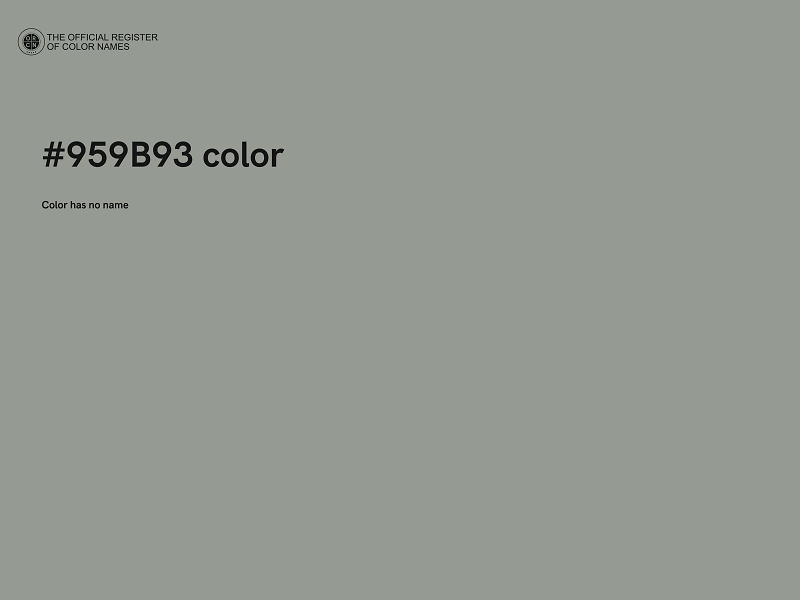 #959B93 color image