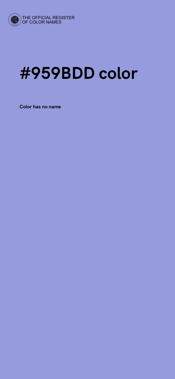 #959BDD color image