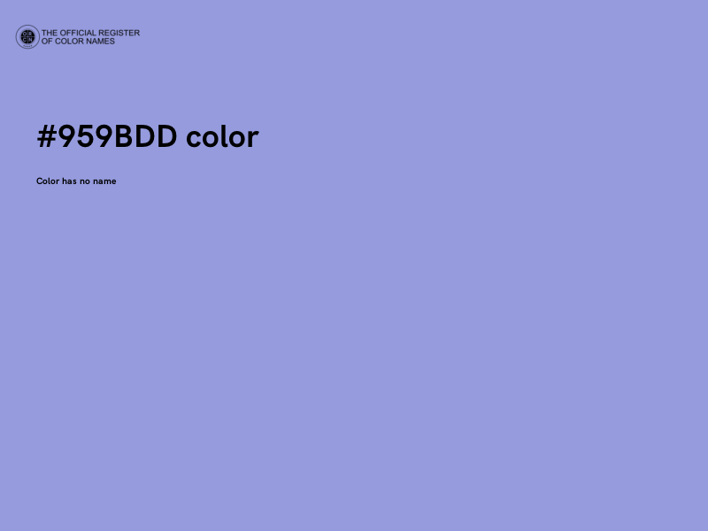 #959BDD color image