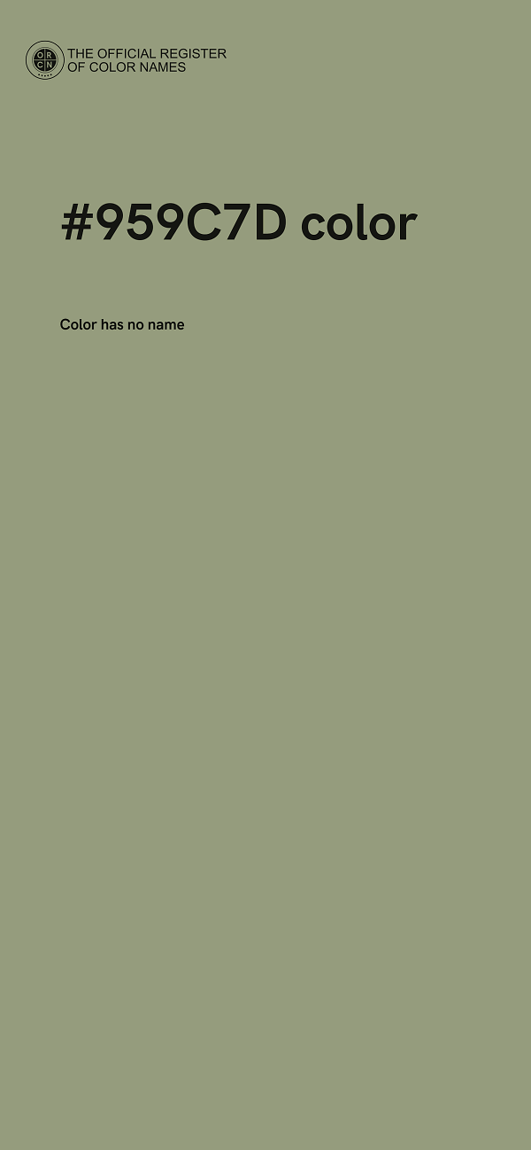 #959C7D color image