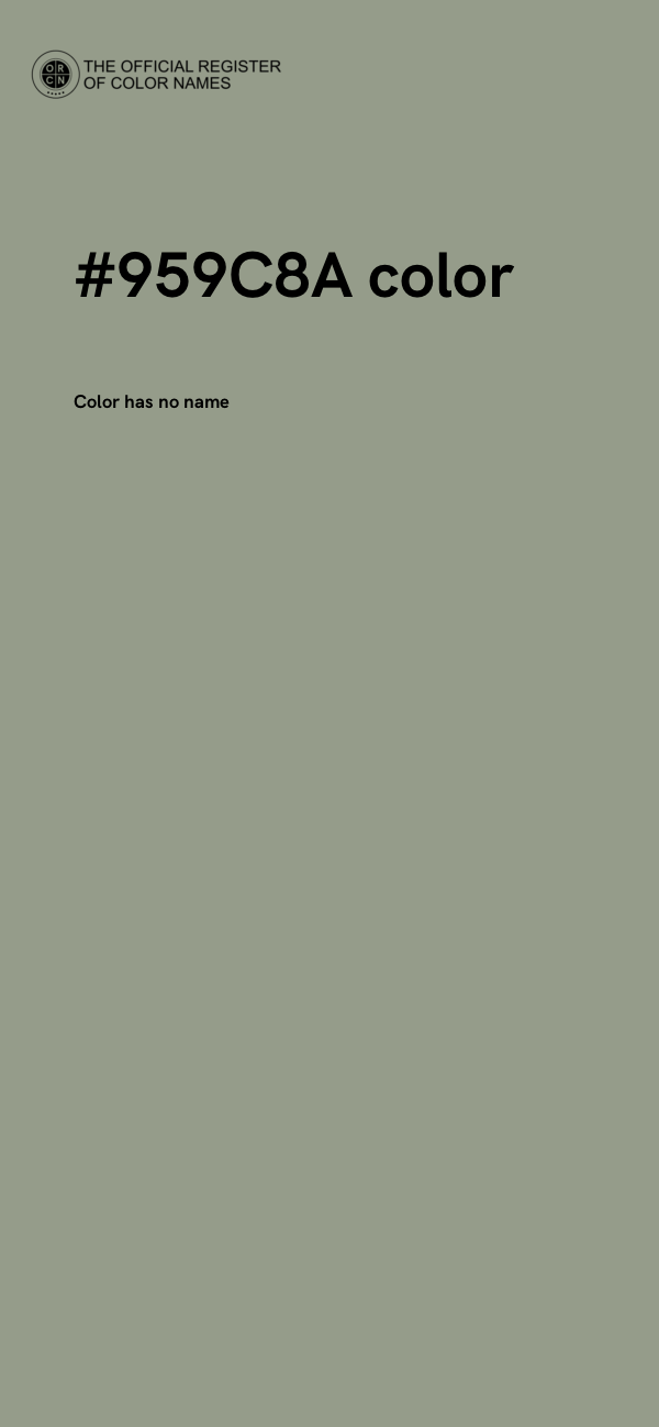 #959C8A color image